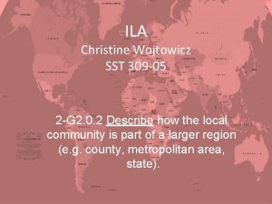 ILA Christine Wojtowicz SST 309 05 2 G