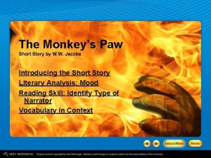 The Monkeys Paw Short Story by W W