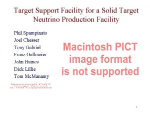 Target Support Facility for a Solid Target Neutrino