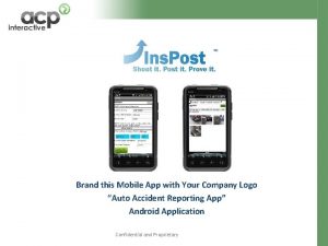 TM Brand this Mobile App with Your Company