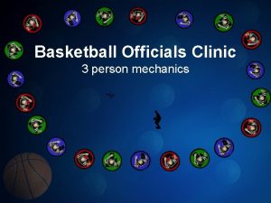 Basketball Officials Clinic 3 person mechanics 3 Person