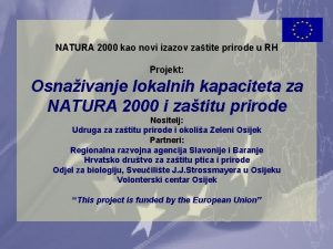 NATURA 2000 kao novi izazov zatite prirode u