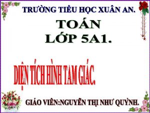 Ton DIN TCH HNH TAM GIC 1 CNG