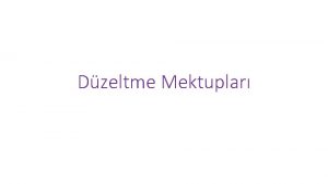 Dzeltme Mektuplar eitleri deme veya fatura yanllar Krediler