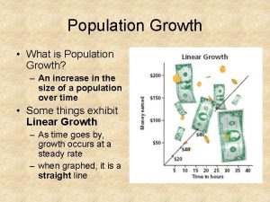 Population Growth What is Population Growth An increase