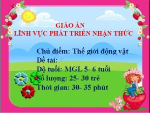 GIO N LNH VC PHT TRIN NHN THC