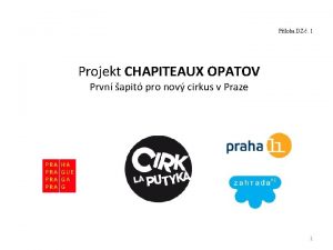 Ploha DZ 1 Projekt CHAPITEAUX OPATOV Prvn apit