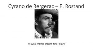 Cyrano de Bergerac E Rostand FR 3202 Thmes