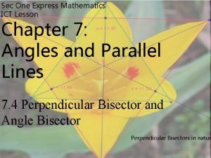 Sec One Express Mathematics ICT Lesson Chapter 7