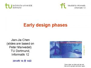 technische universitt dortmund fakultt fr informatik 12 JianJia