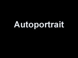 Autoportrait Do vient lautoportrait Les artistes ont commenc