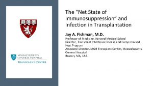 The Net State of Immunosuppression and Infection in