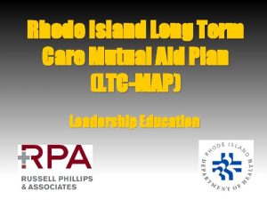Rhode Island Long Term Care Mutual Aid Plan