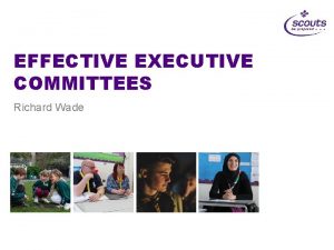 EFFECTIVE EXECUTIVE COMMITTEES Richard Wade What is the