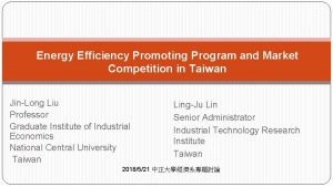 Energy Efficiency Promoting Program and Market Competition in