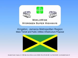Kingston Jamaica Metropolitan Region Mass Transit and Public
