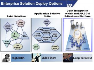 Enterprise Solution Deploy Options Point Solutions Application Solution