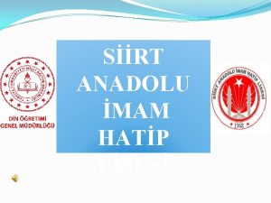 SRT ANADOLU MAM HATP LSES OKULUMUZ VZYONUMUZ LIM