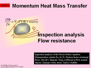 MHMT 5 Momentum Heat Mass Transfer Inspection analysis
