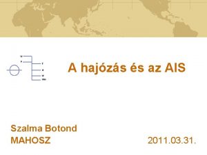 A hajzs s az AIS Szalma Botond MAHOSZ