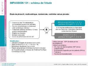 IMPASSION 131 schma de ltude tude de phase