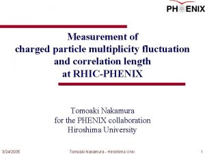 Measurement of charged particle multiplicity fluctuation and correlation