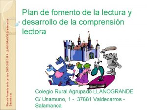 Plan de Fomento de la Lectura 2007 2008