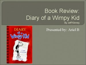 Book Review Diary of a Wimpy Kid By