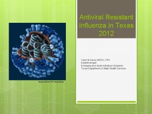 Antiviral Resistant Influenza in Texas 2012 Carol M