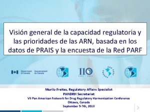 Visin general de la capacidad regulatoria y las