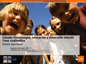 Gf K Custom Research Videojuegos educacin y desarrollo