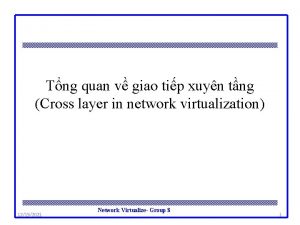 Tng quan v giao tip xuyn tng Cross