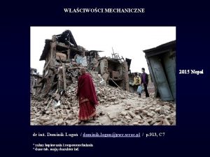 WACIWOCI MECHANICZNE 2015 Nepal dr in Dominik Logo