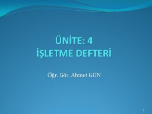 NTE 4 LETME DEFTER r Gr Ahmet GN