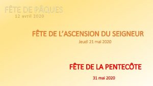 FTE DE P QUES 12 avril 2020 FTE