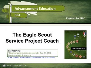 Advancement Education BSA The Eagle Scout Service Project