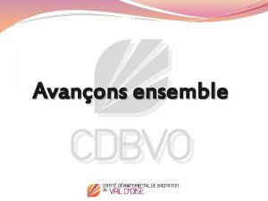 Avanons ensemble Une identit une mission Le Comit