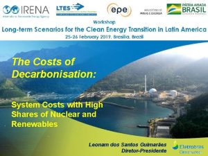 The Costs of Decarbonisation System Costs with High