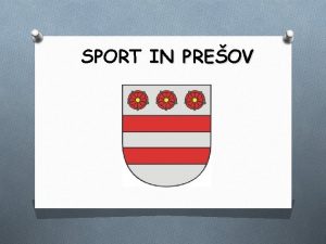 SPORT IN PREOV HANDBALL HT TATRAN PREOV founded