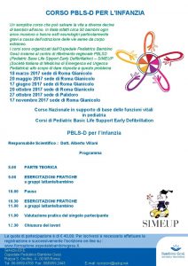 CORSO PBLSD PER LINFANZIA Un semplice corso che