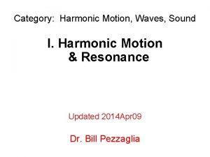 Category CSUEB Harmonic Motion 1200 Waves Sound Physics