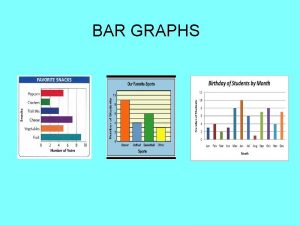 BAR GRAPHS There are many different types of