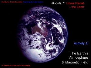 Module 7 Home Planet the Earth Activity 2