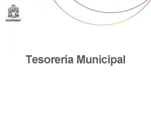 Tesorera Municipal Tesorera Municipal Tesoreroa Municipal Directora de