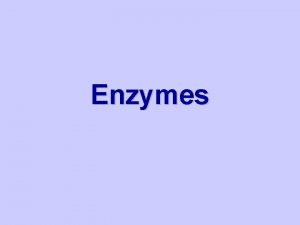 Enzymes Question What are enzymes enzymes Enzymes Answer