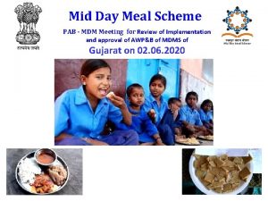 Mid Day Meal Scheme PAB MDM Meeting for