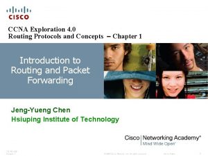 CCNA Exploration 4 0 Routing Protocols and Concepts