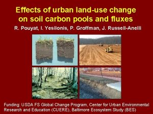 Effects of urban landuse change on soil carbon