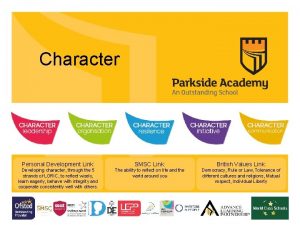 Character Personal Development Link SMSC Link British Values