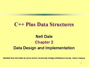 C Plus Data Structures Nell Dale Chapter 2 C Plus Data Structures Nell Dale Chapter 2